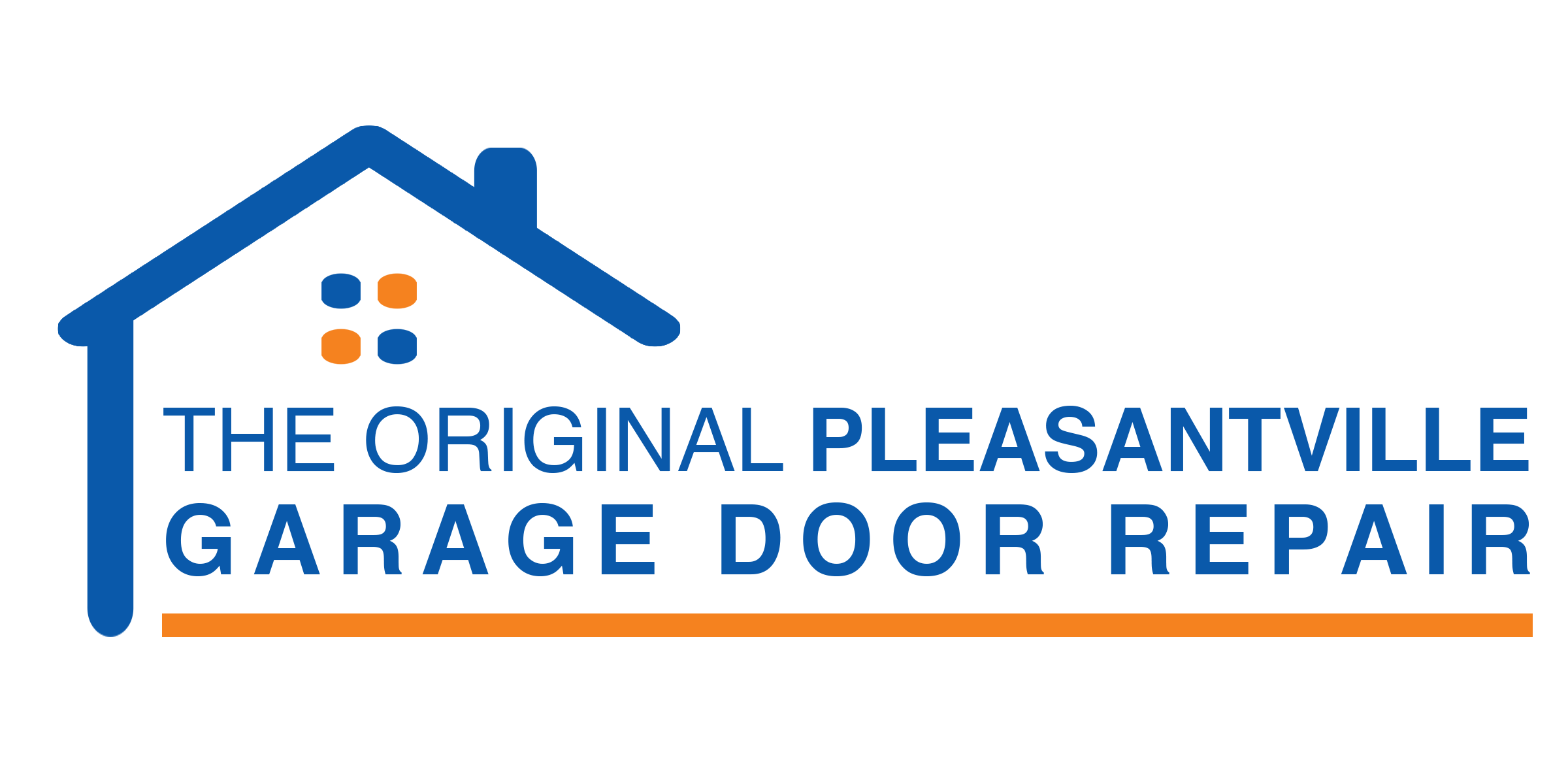 THE ORIGINAL PLEASANTVILLE-GARAGE DOOR REPAIR LOGO